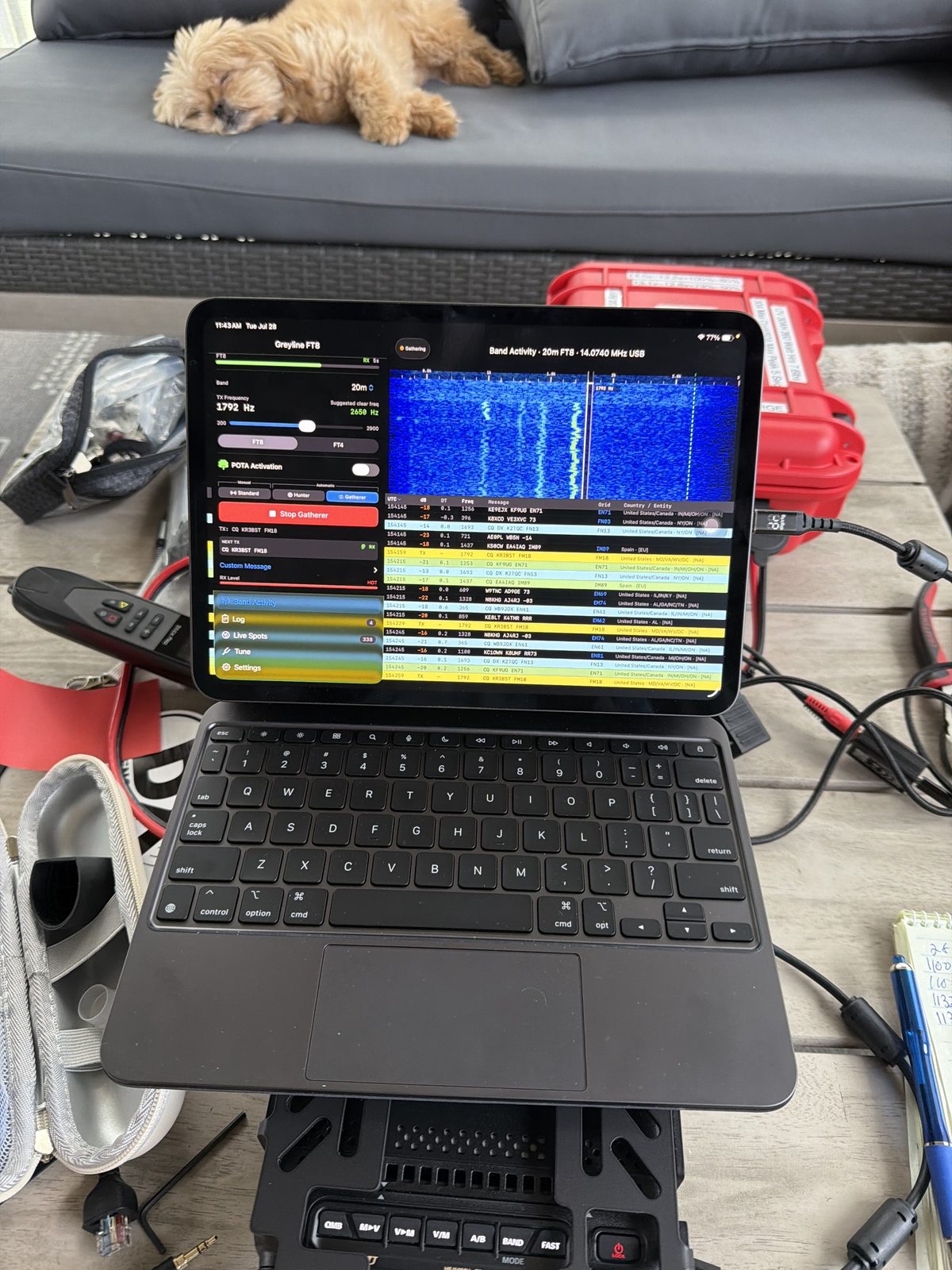 KR3BST operating Greyline FT8